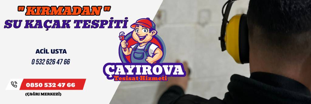 Çayırova Su Kaçak Tespiti